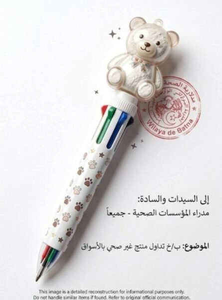 انذار : منتوج غير آمن للأطفال